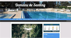 Desktop Screenshot of domaine-santeny.com