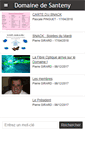 Mobile Screenshot of domaine-santeny.com